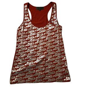 Fast & Furious For Guess Limited Run Women's XL Red Logo Tank Top